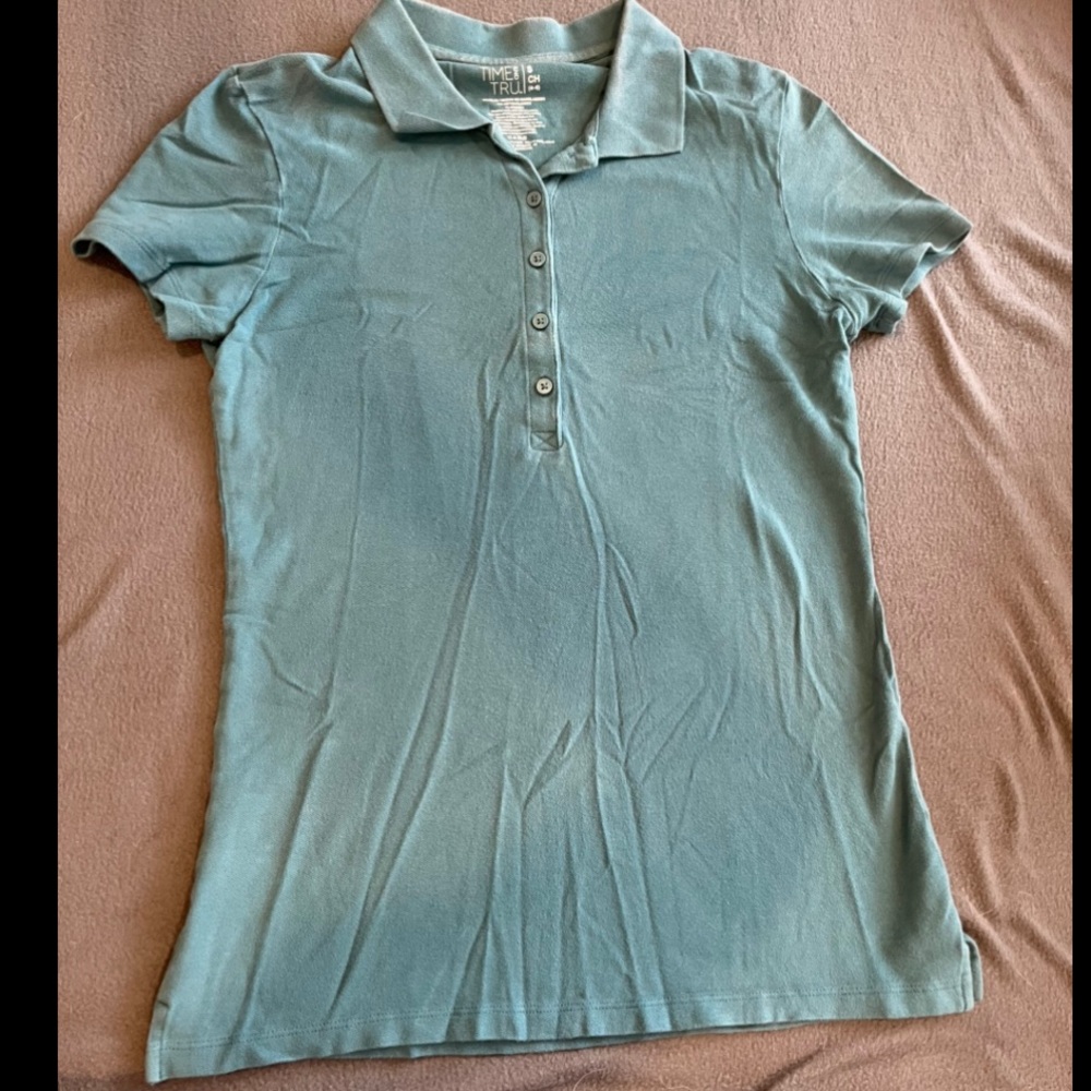 Blue Collared Shirt